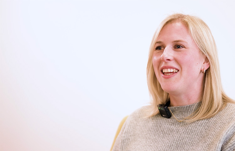 Our Vision - Caring - placeholder image of an employee during an interview.