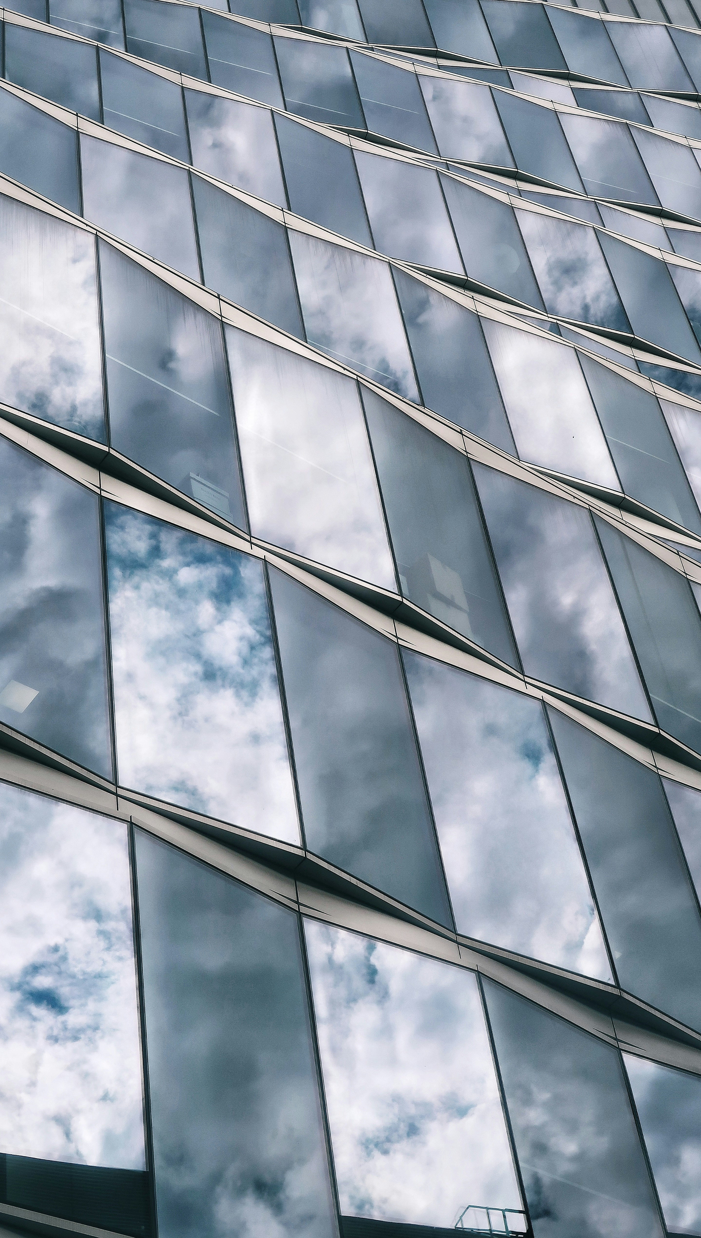 Glass architecture showing the sky