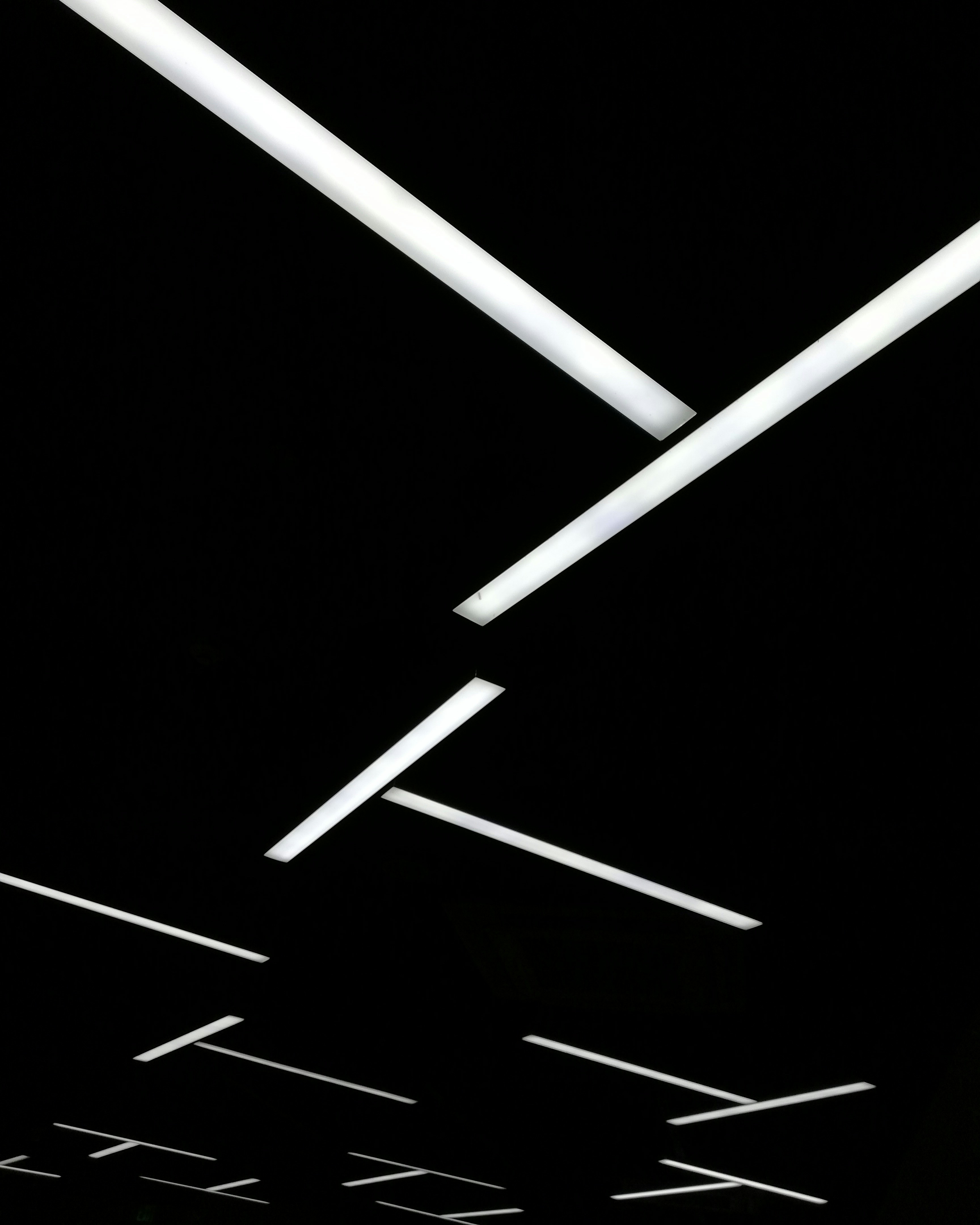 Abstract image with electric lights and dark background