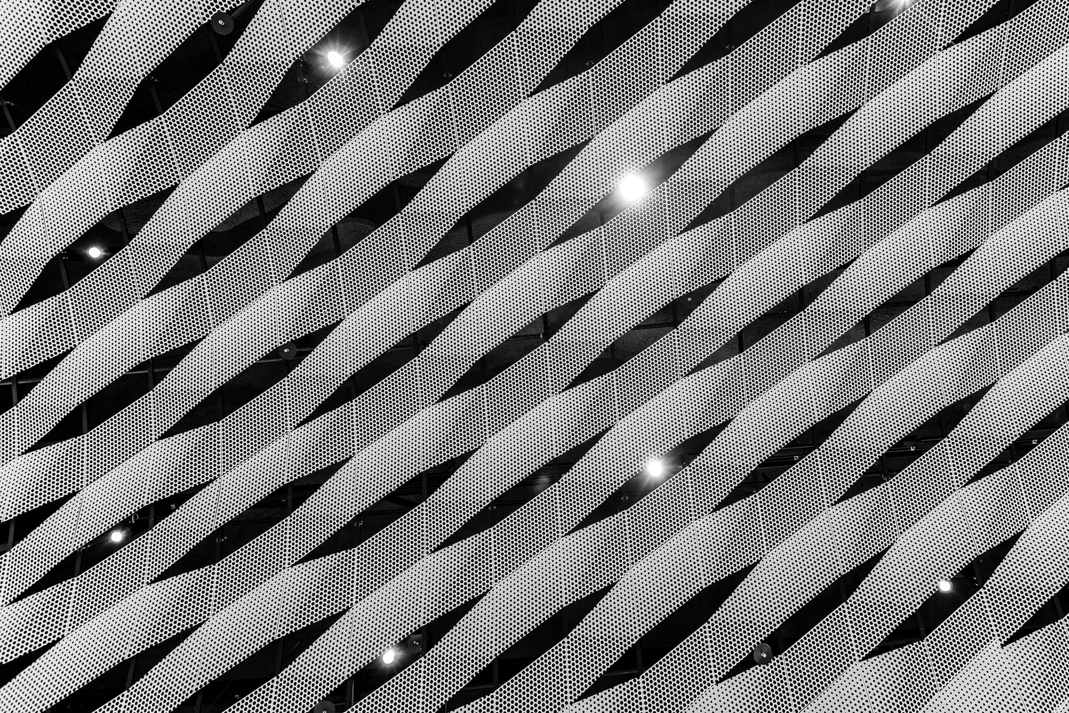 Abstract image of grey building 