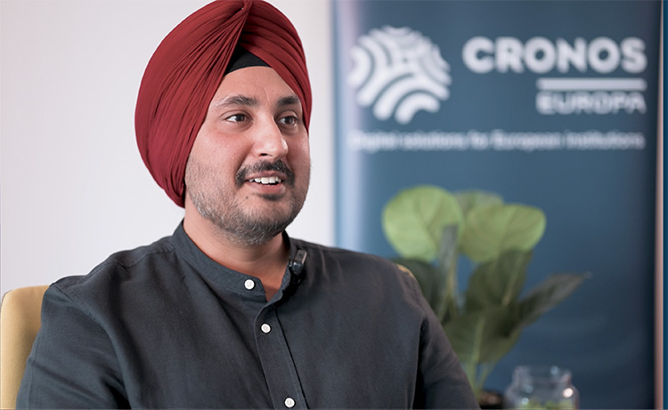 Our Vision - Inclusive - placeholder image of an employee during an interview.