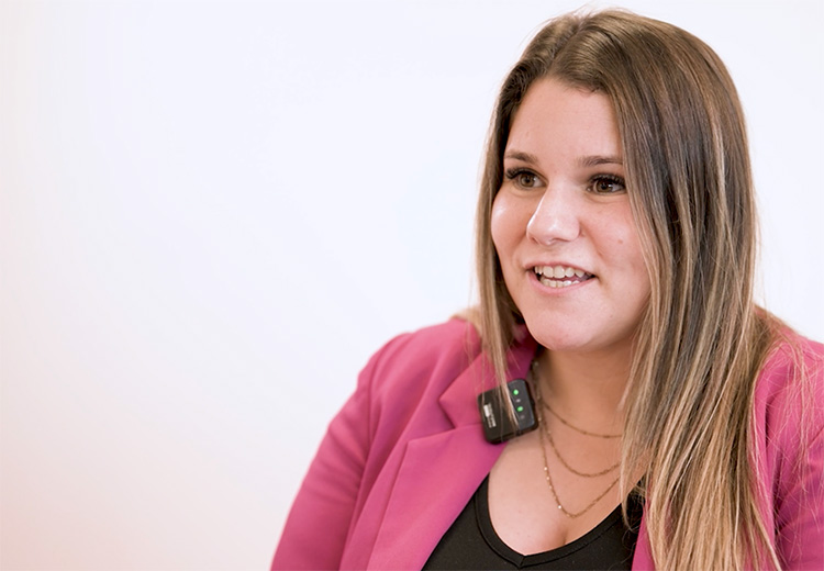 Our Vision - Unstoppable - placeholder image of an employee during an interview.